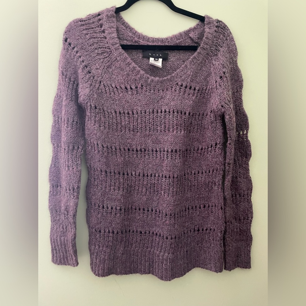 Womens b-+ab knit purple sweater Size 38
